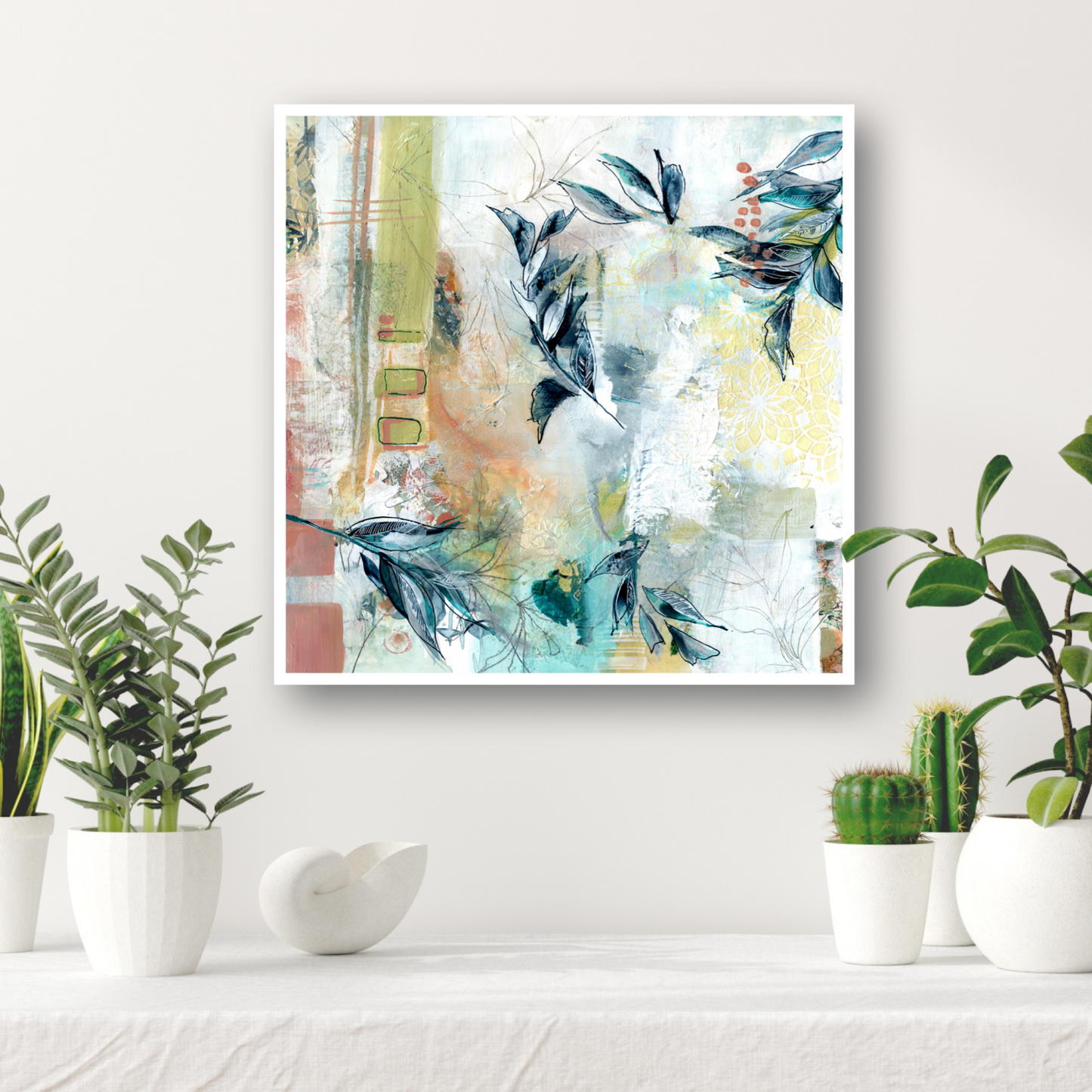 Floating - Original Framed Painting