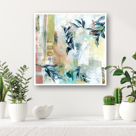 Floating - Original Framed Painting