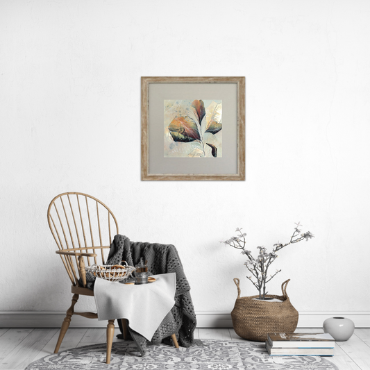 abstract botanical artwork