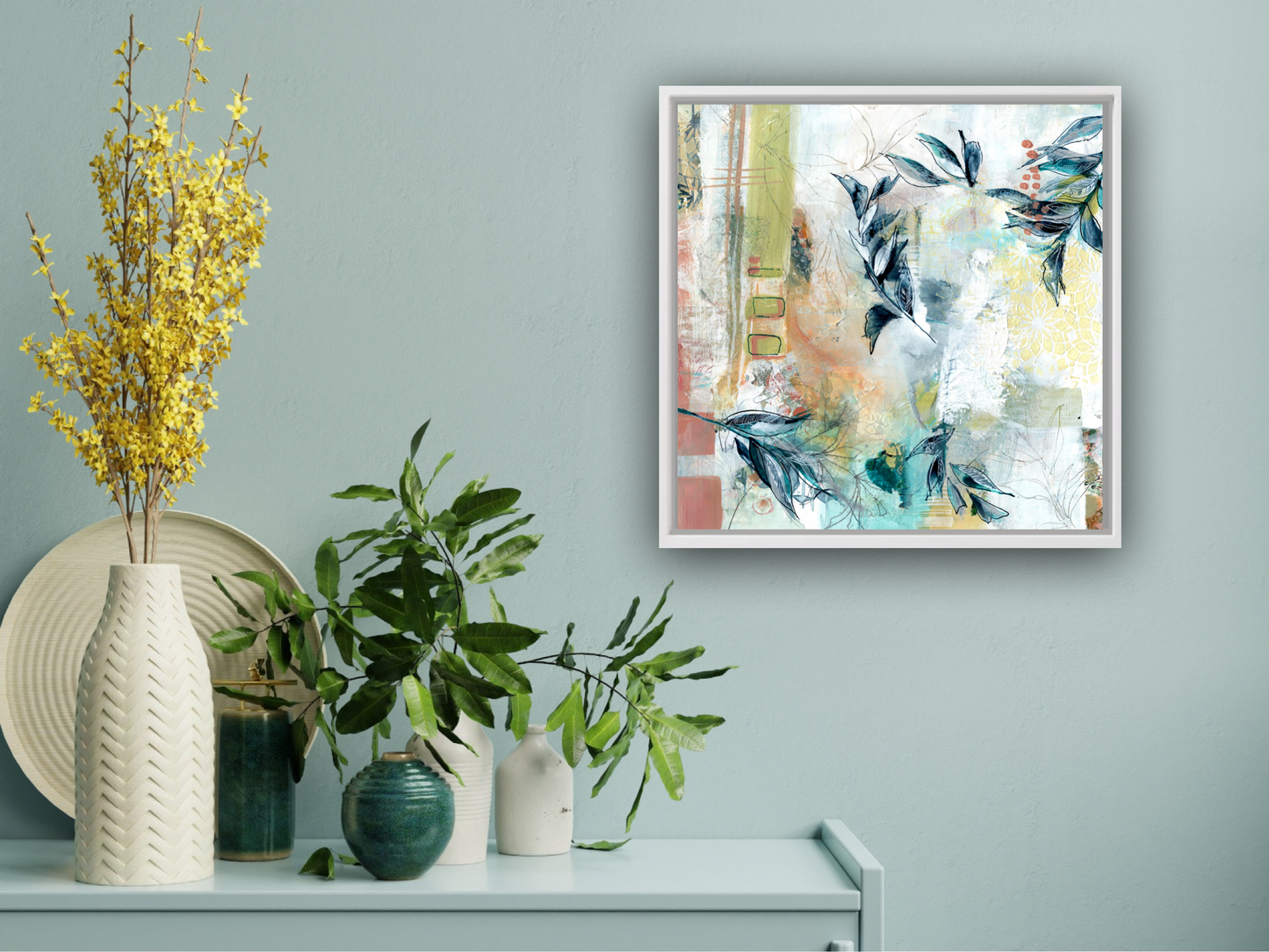 Floating - Original Framed Painting