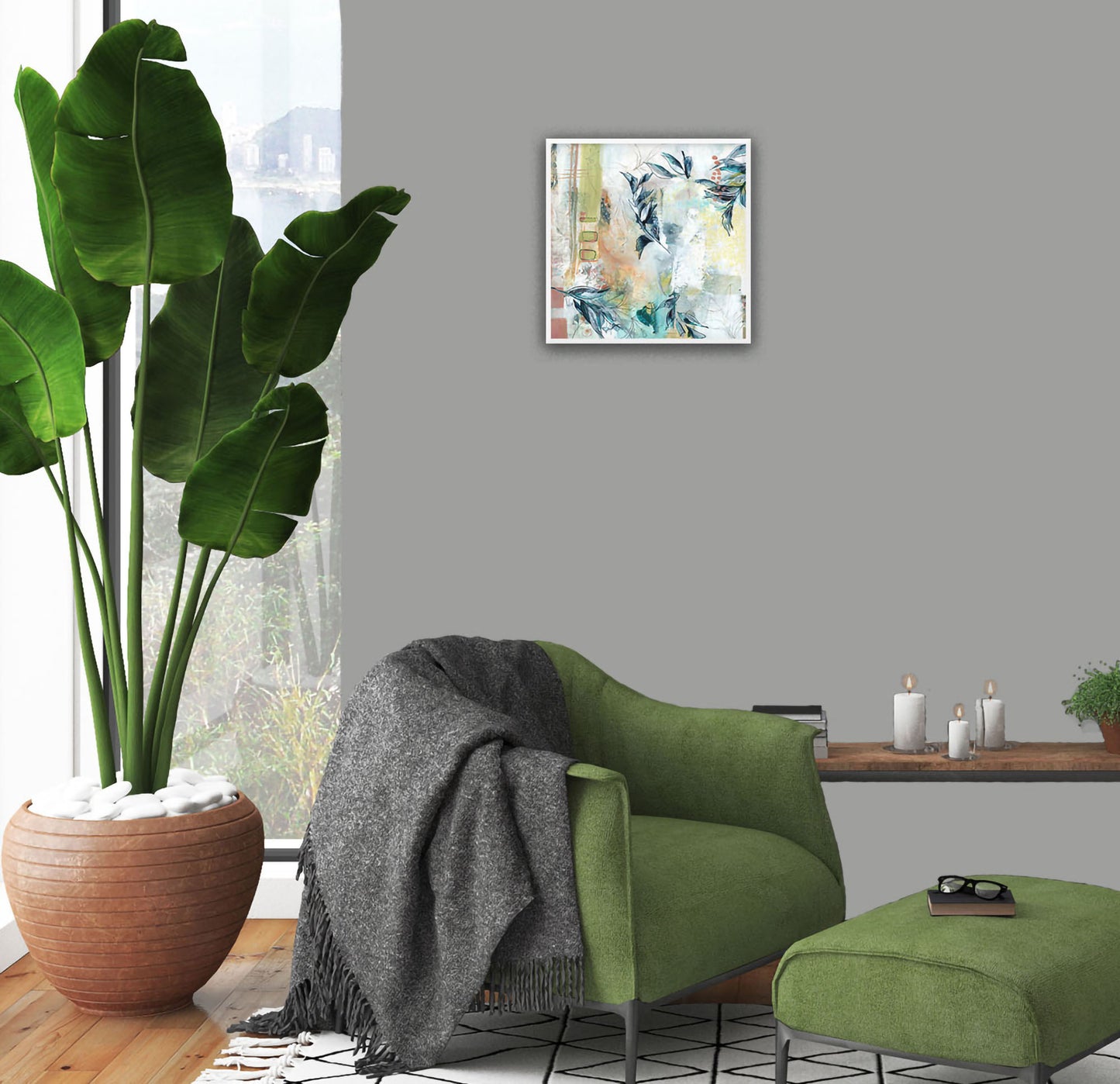 Floating - Original Framed Painting