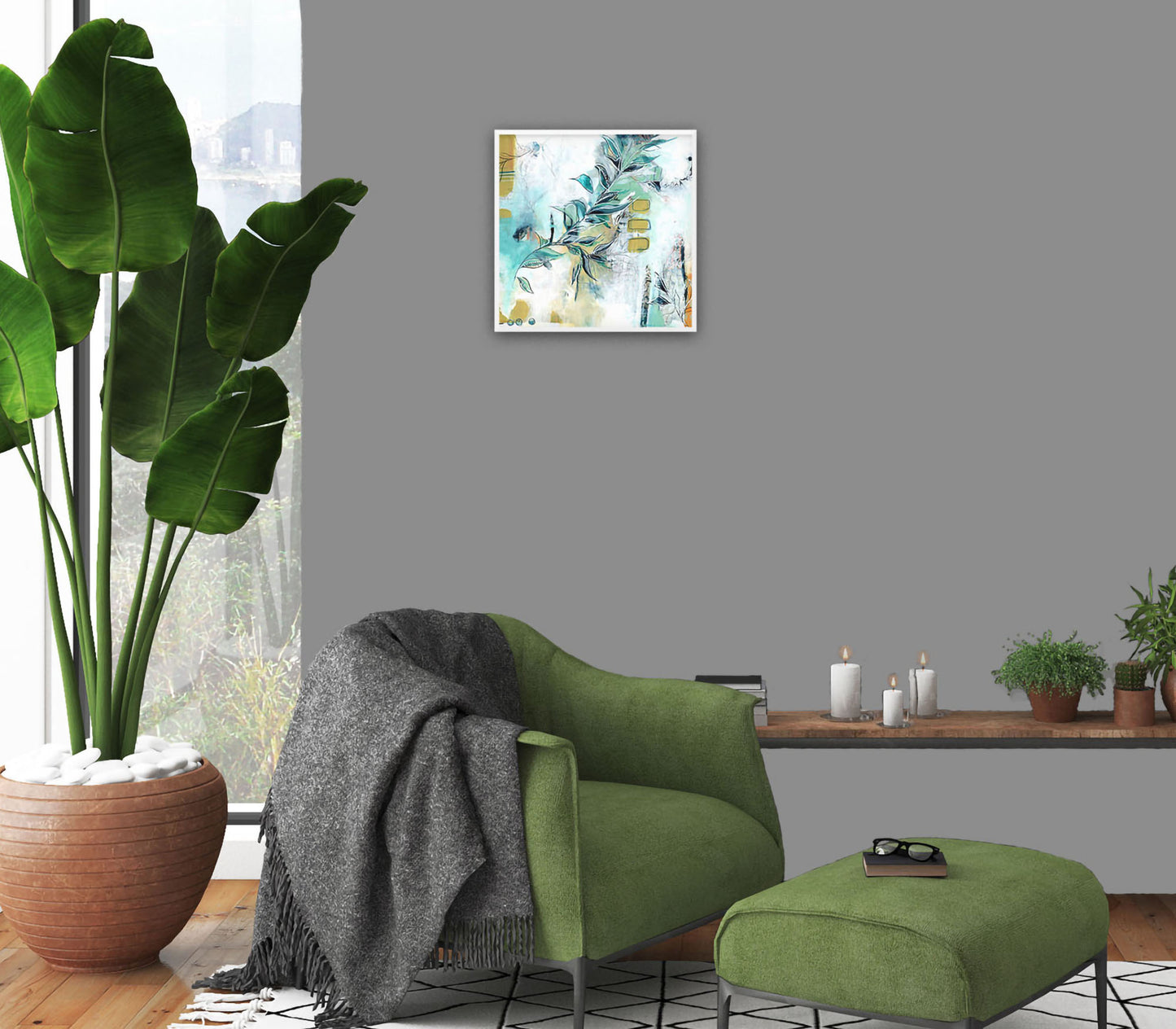 Go with the Flow - Original Framed Painting