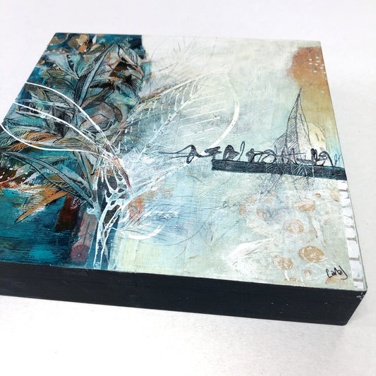 Poetic License IV - Ready to Hang - Carla Jennings Art