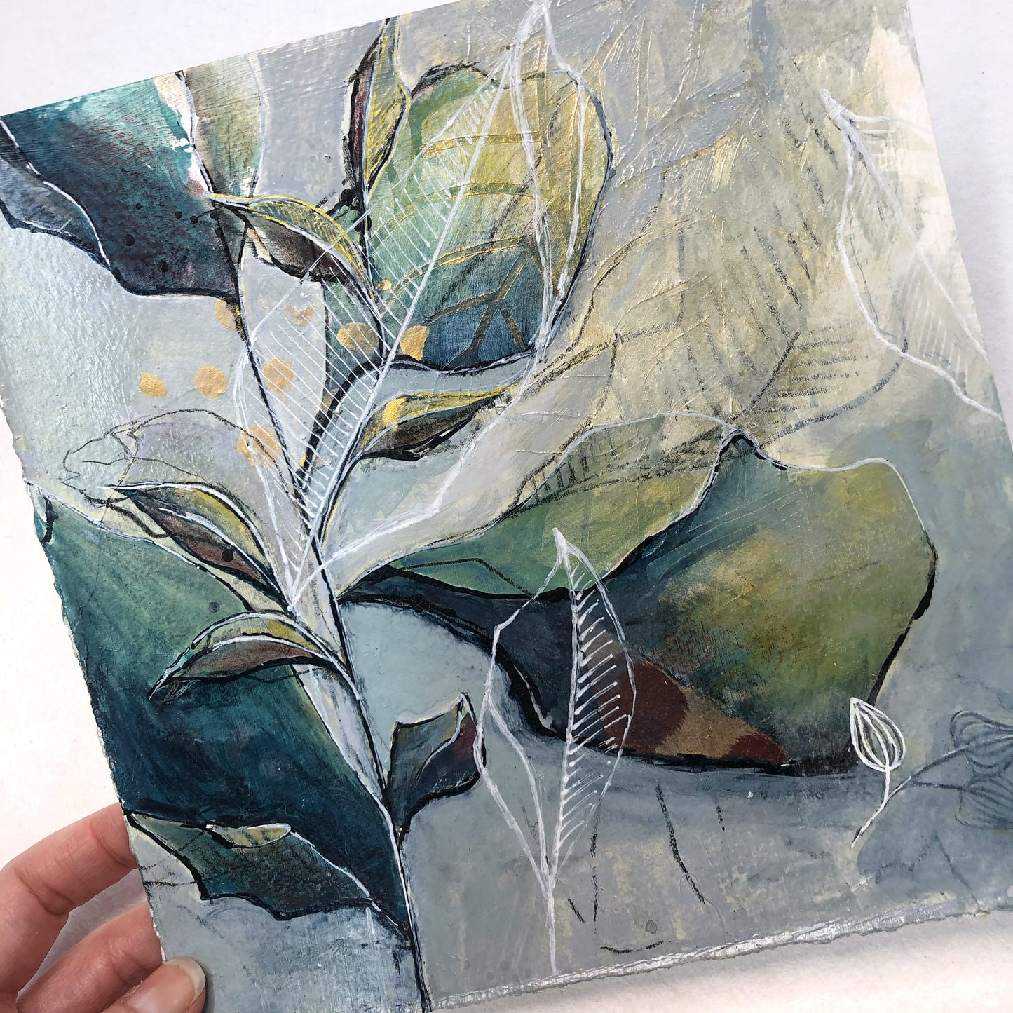 Rustling Leaves - Unframed Original Painting