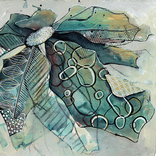 The Lost Garden III - Unframed Original Painting - Carla Jennings Art