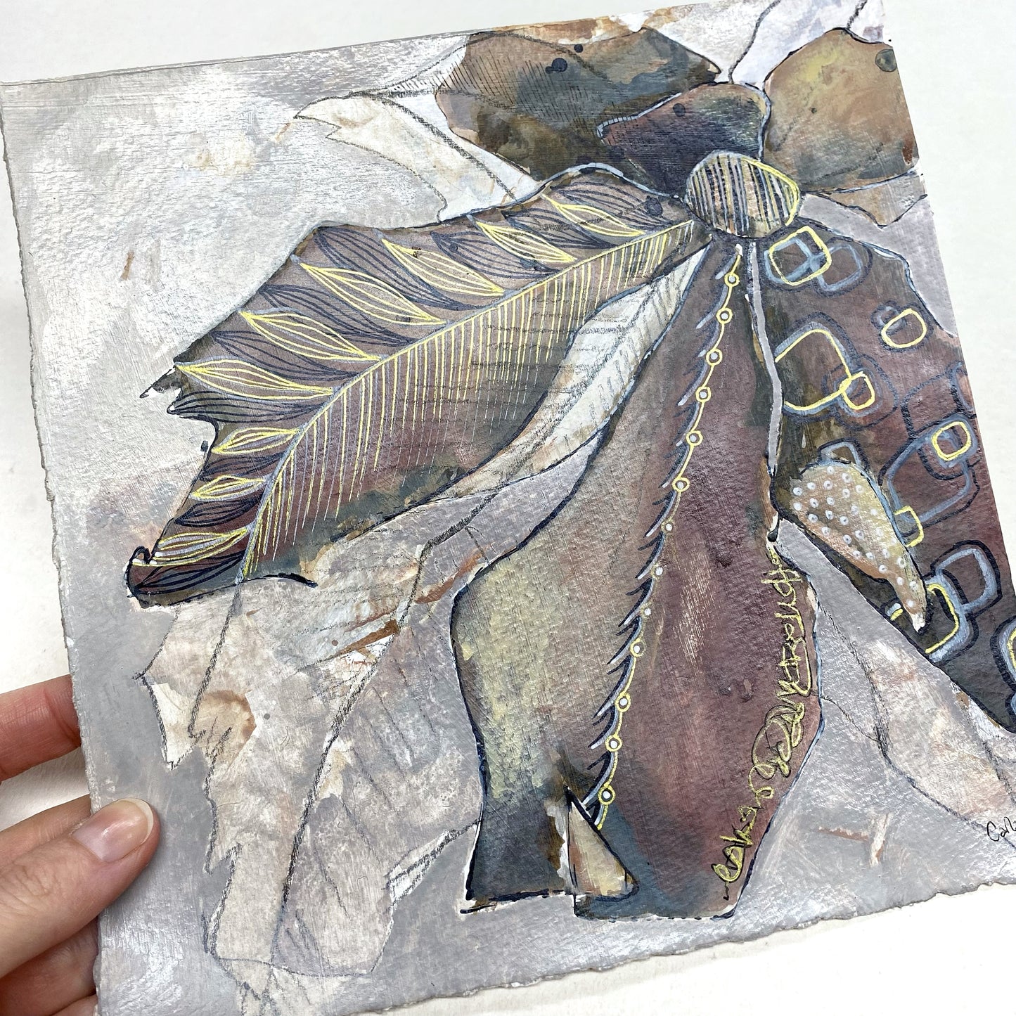 The Lost Garden II - Unframed Original Painting