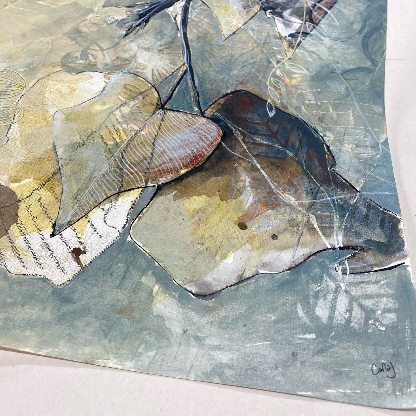 Time to Think - Original Unframed Painting