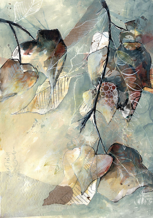 Time to Think - Original Unframed Painting - Carla Jennings Art